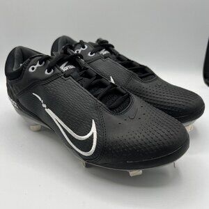 Nike Hyperdiamond 4 Elite Womens Metal Softball Cleats Size 9.5 Black CZ5917-010